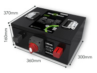 Lithium LiFePO4 Wohnmobil Untersitz-Versorgerbatterie...