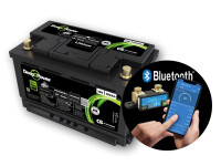 Lithium LiFePO4 Wohnmobil Untersitz-Versorgerbatterie VW T6 12V / 100Ah mit 500A Bluetooth-Mess-Shunt (CSX12100-BMS200T6BS)