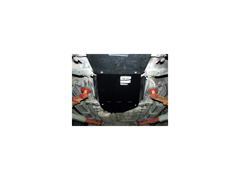 Skid plate for Toyota Land Cruiser J10, 5 mm aluminium (automatic gear box + transfer case)