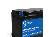 Ultimatron Lithium LiFePO4 Wohnmobil Versorgerbatterie 12V / 150Ah mit Heizung