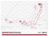 Bravo Snorkel Ansaugschnorchel für Mercedes Sprinter 907 - 2.2 CDI, 3.0 CDI V6