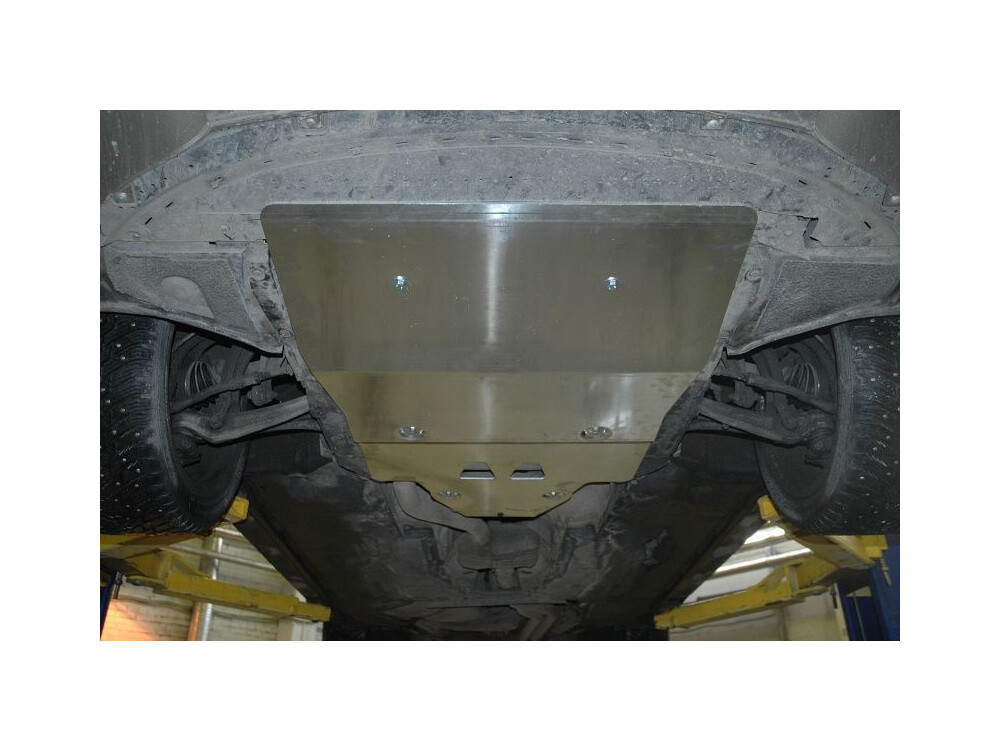 Skid plate for Audi A6, 5 mm aluminium (engine + gear box)