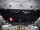 Skid plate for Citroen Berlingo II, 2 mm steel (engine + gear box)
