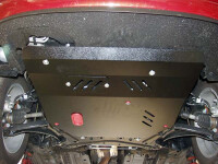 Skid plate for Dodge Caliber, 2 mm steel (engine + gear box)
