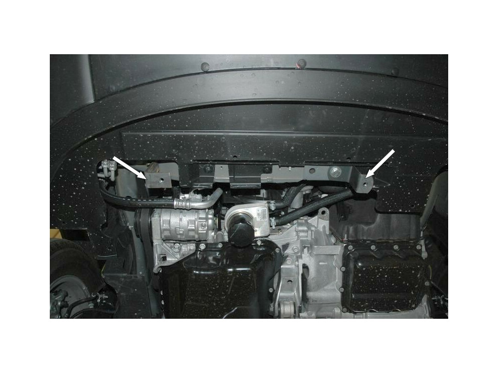 Unterfahrschutz für Fiat Freemont, 2,5 mm Stahl (Motor + Getriebe)