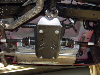 Unterfahrschutz für Fiat Sedici, 5 mm Aluminium (Differential Hinterachse)