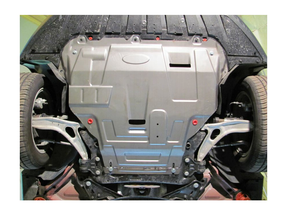 Unterfahrschutz für Ford Focus III, 1,8 mm Stahl gepresst (Motor + Getriebe)