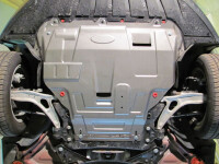 Skid plate for Ford Focus III, 3 mm aluminium (engine +...