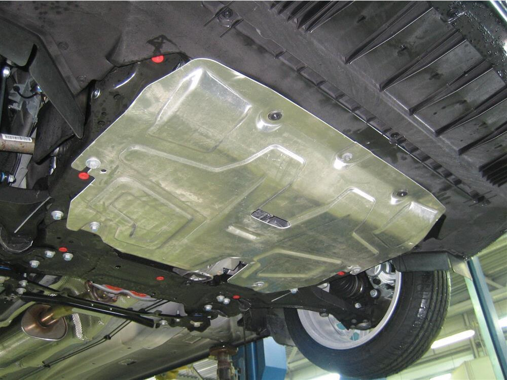 Skid plate for Ford Galaxy II, 1,8 mm steel (engine + gear box)