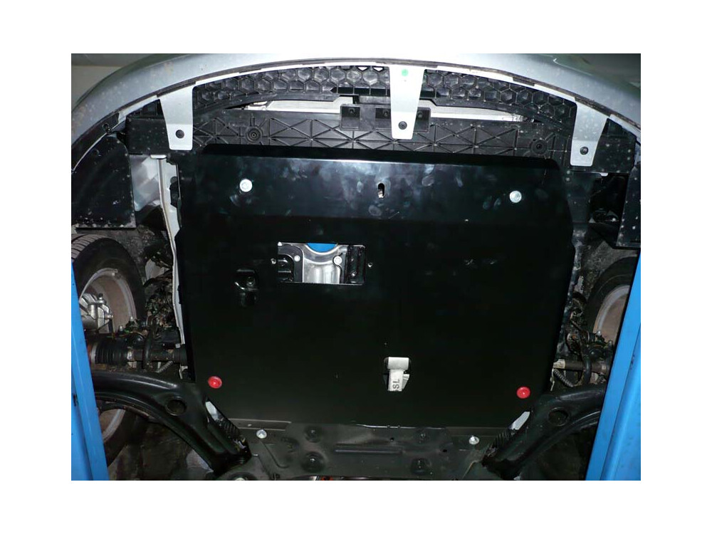 Skid plate for Hyundai i20, 2 mm steel (engine + gear box)