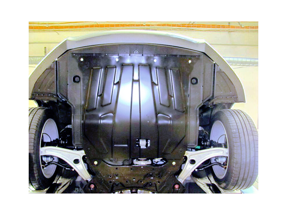 Skid plate for Hyundai i40, 1,8 mm steel (engine + gear box)