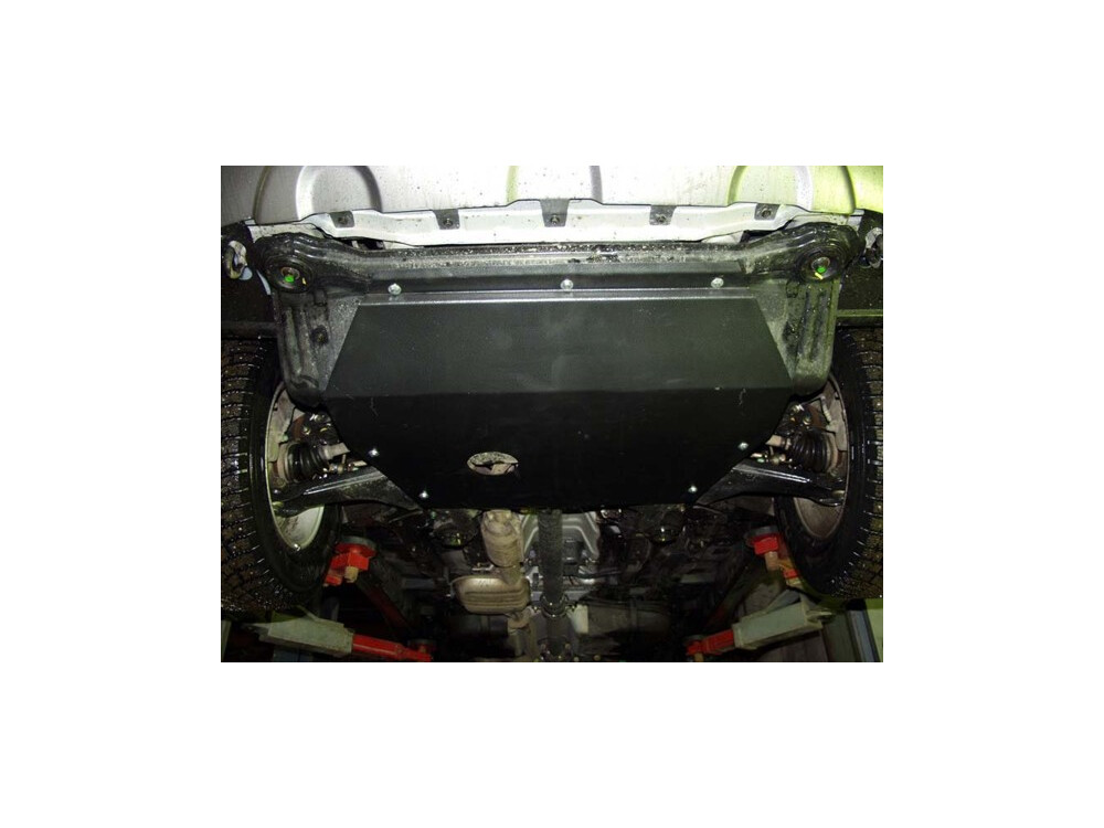 Skid plate for Hyundai Santa FE 2001-, 2 mm steel (engine + gear box)