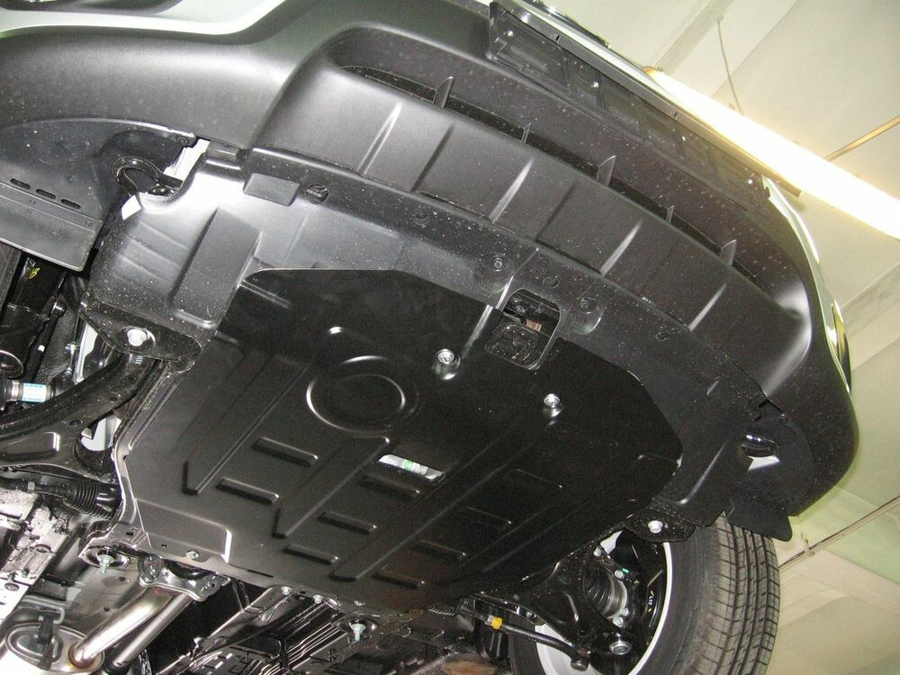 Unterfahrschutz für Hyundai Santa FE 2006-, 2 mm Stahl gepresst (Motor + Getriebe)