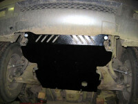 Unterfahrschutz für Hyundai Terracan, 5 mm Aluminium (Motor)