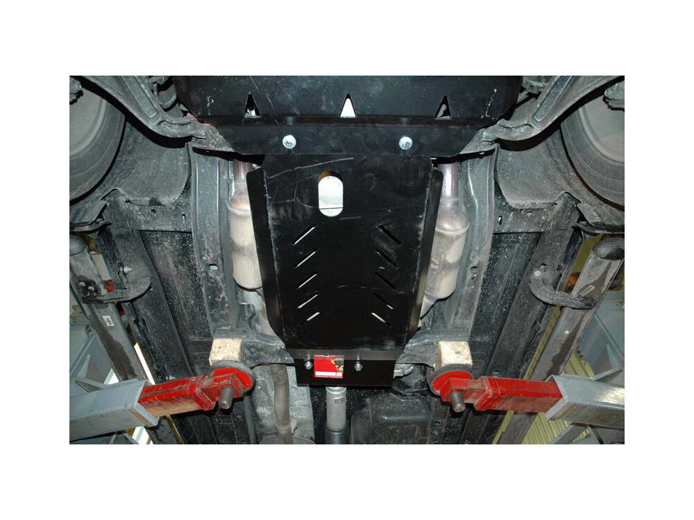 Unterfahrschutz für Jeep Cherokee KJ/KK, 2,5 mm Stahl (Getriebe + Verteilergetriebe)