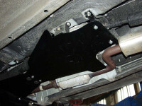 Unterfahrschutz für Lada Chevrolet Niva, 2 mm Stahl (Getriebe + Verteilergetriebe)