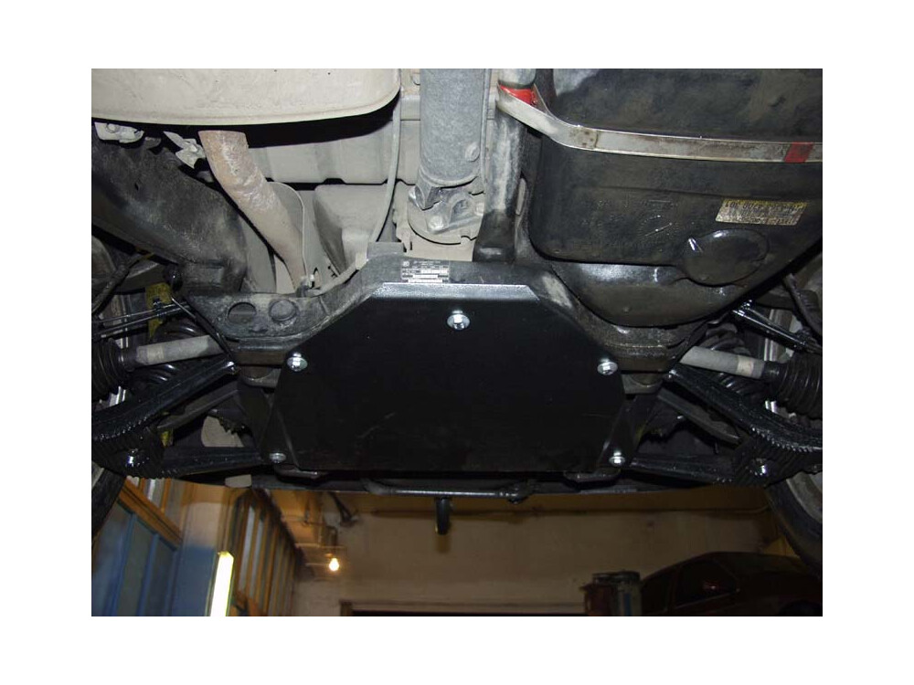 Skid plate for Mercedes M, 2 mm steel (rear differential)