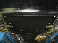 Skid plate for Mercedes Vito 4WD 2003-, 5 mm aluminium (engine + gear box)