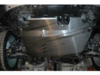 Unterfahrschutz für Mitsubishi Outlander 2006-, 2 mm Stahl (Motor + Getriebe)