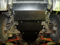 Unterfahrschutz für Mitsubishi Pajero V20, 2,5 mm Stahl (Motor)
