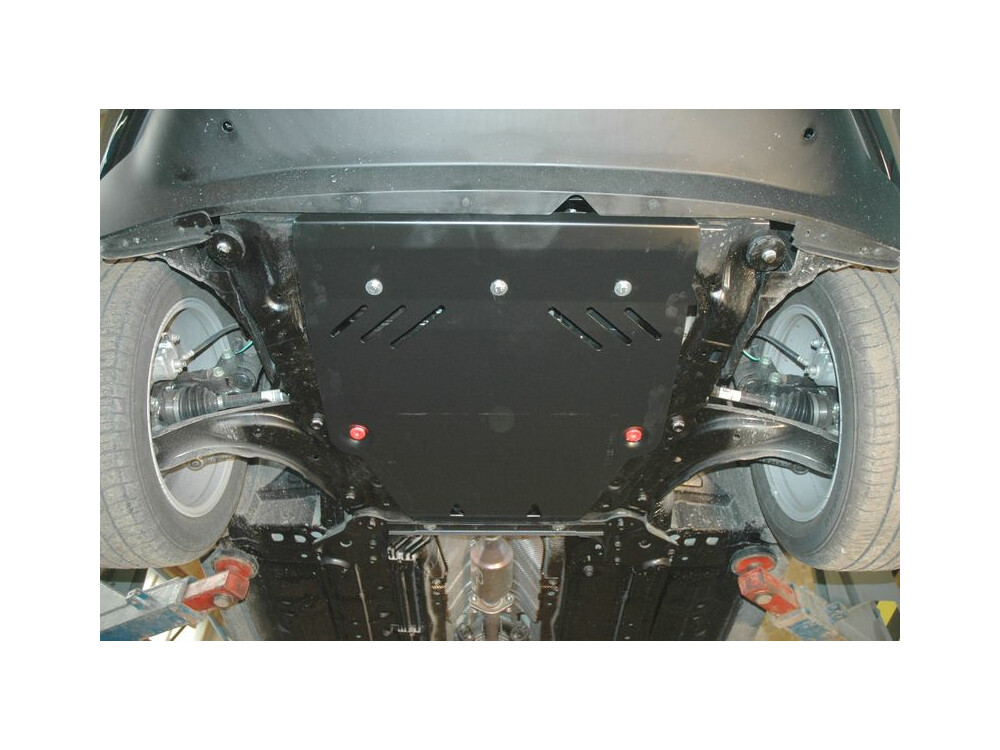 Unterfahrschutz für Nissan Juke, 2,5 mm Stahl gepresst (Motor + Getriebe)