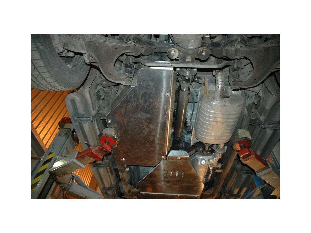 Unterfahrschutz für Nissan Pathfinder 2005-, 5 mm Aluminium (Tank)