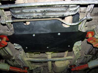 Skid plate for Nissan Patrol GR, 2,5 mm steel (gear box +...