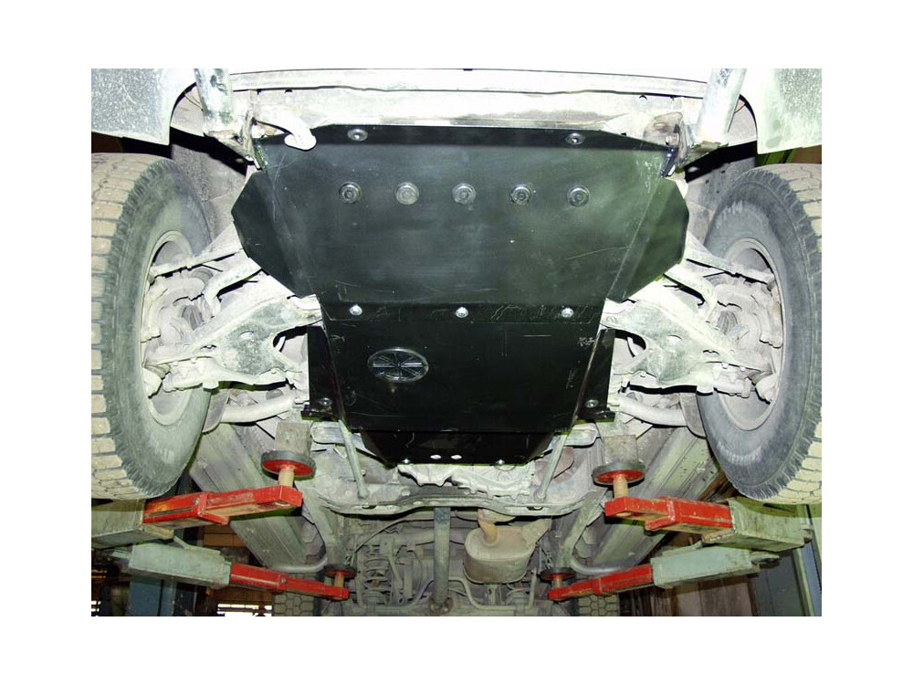 Skid plate for Nissan Terrano II, 2 mm steel (engine + gear box), 300
