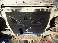 Unterfahrschutz für Nissan X-Trail 2007-, 2 mm Stahl gepresst (Motor + Getriebe)