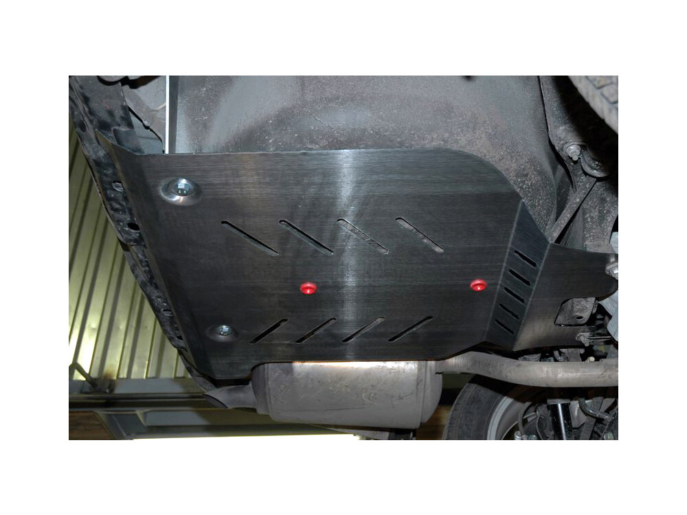 Skid plate for Nissan X-Trail 2007-, 2,5 mm steel (rear bumper)