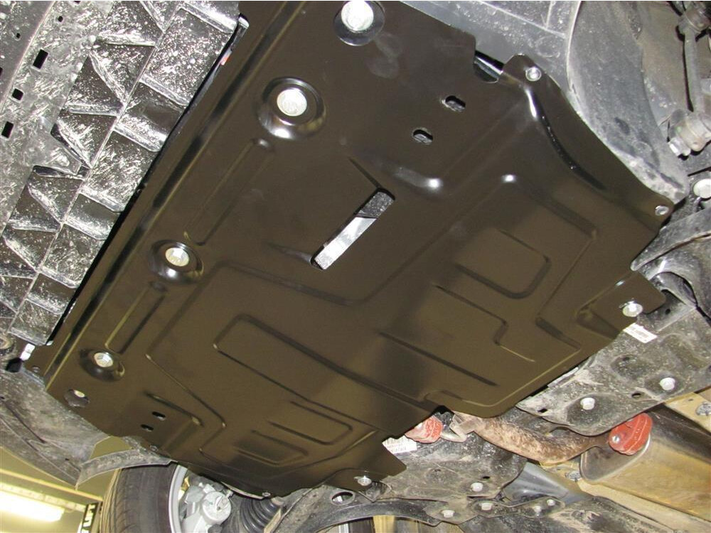 Unterfahrschutz für Skoda Roomster / Praktik, 1,8 mm Stahl gepresst (Motor + Getriebe)
