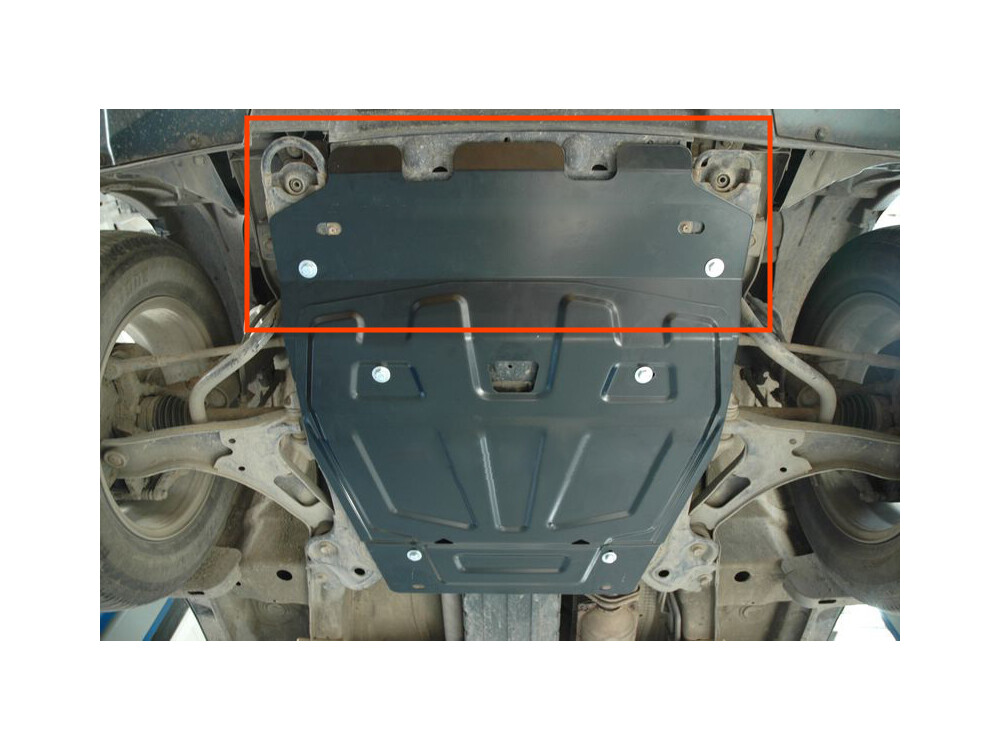 Skid plate for Suzuki Grand Vitara II, 5 mm aluminium (radiator)