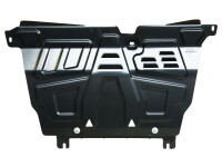 Skid plate for Toyota Avensis, 2 mm steel (engine + gear...