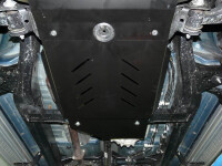 Skid plate for Toyota Hilux N25, 5 mm aluminium (gear box...